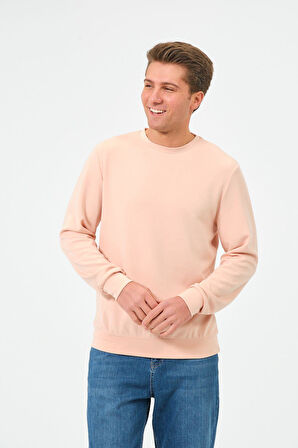 Erkek Oversize Bisiklet Yaka Sucuba Sweatshirt