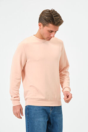 Erkek Oversize Bisiklet Yaka Sucuba Sweatshirt