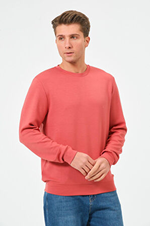 Erkek Oversize Bisiklet Yaka Sucuba Sweatshirt