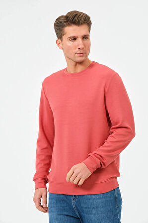 Erkek Oversize Bisiklet Yaka Sucuba Sweatshirt