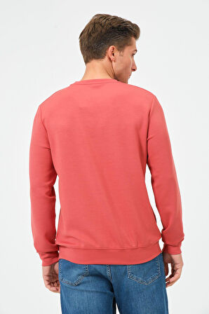 Erkek Oversize Bisiklet Yaka Sucuba Sweatshirt