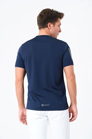 Erkek Bisiklet Yaka Basic Baskılı T-Şhirt