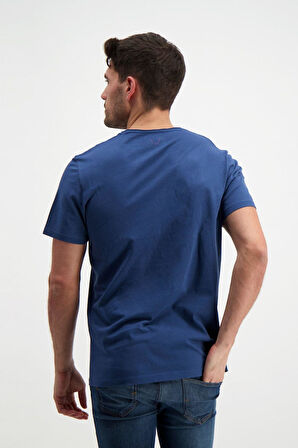 Lacivert Erkek Basic T-shirt