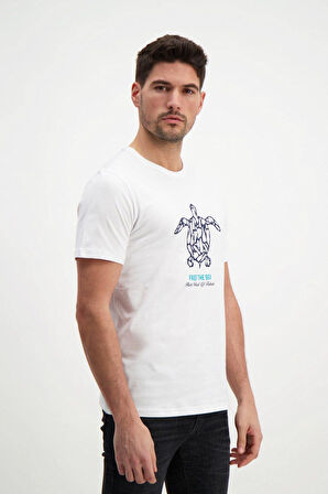 Rich Erkek Bisiklet Yaka T-shirt