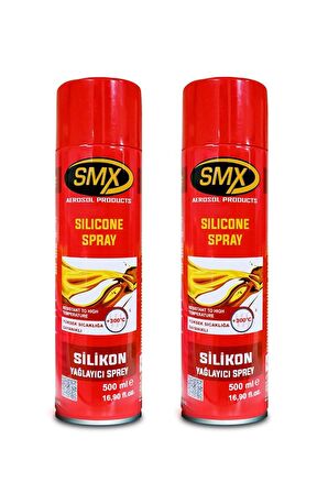 SMX Silikon Yağlayıcı Sprey 500 ML 2 adet