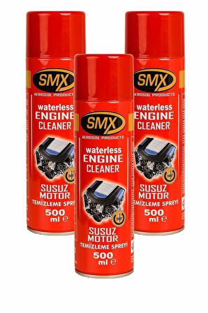 SMX Susuz Motor Temizleme Spreyi 3 Adet (3x500 ML)