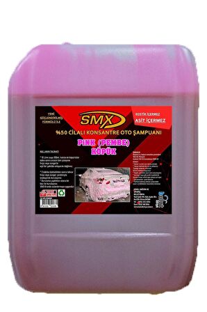 SMX %50 Cilalı Pink Oto Şampuanı (20 LT)