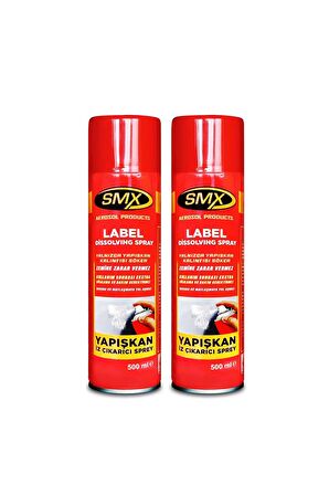 SMX Yapışkan İz Çıkarıcı Sprey 500 ML 2 Adet