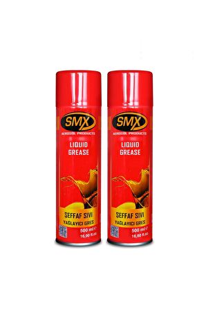 SMX Sıvı Gres Yağlama Spreyi 500 ML 2 adet