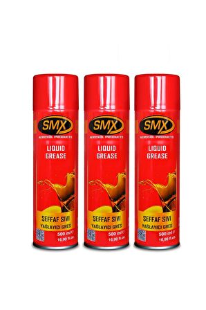 SMX Sıvı Gres Yağlama Spreyi 500 ML 3 adet