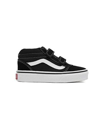 Vans YT Ward Mid V Çocuk Ayakkabı VN0A5HZ9IJU1 Siyah/Beyaz