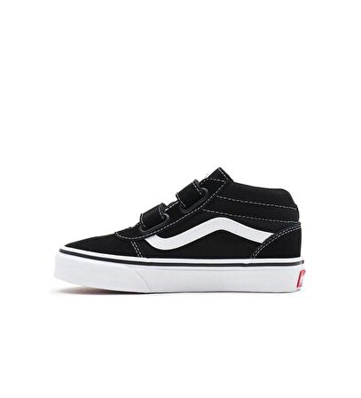 Vans YT Ward Mid V Çocuk Ayakkabı VN0A5HZ9IJU1 Siyah/Beyaz