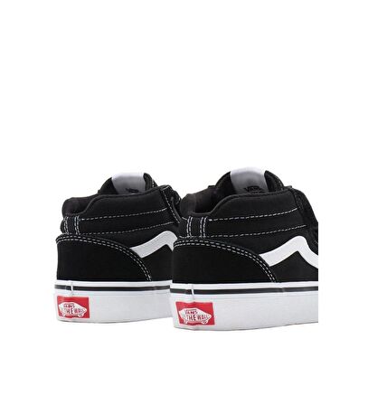 Vans YT Ward Mid V Çocuk Ayakkabı VN0A5HZ9IJU1 Siyah/Beyaz