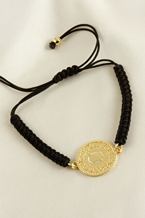 Çeyrek Makrome Örgülü Bileklik