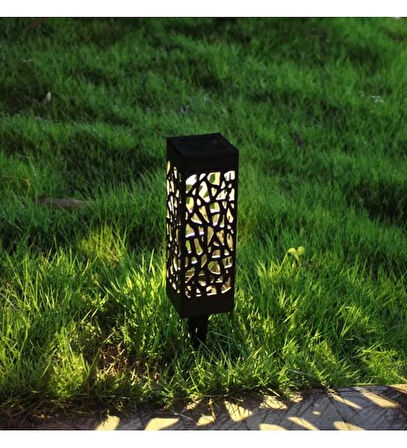 Dekoratif Solar Güneş Enerjili Bahçe Aydınlatması Yürüyüş Yolu Seti (6 Adet)