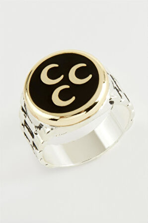 3 Hilal Metal Erkek Yüzük