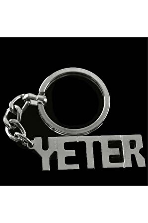 Yeter İsimli Anahtarlık