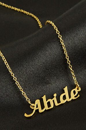 Abide isimli kolye (Kişiye Özel)