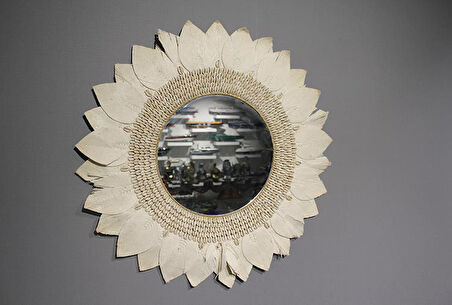 Makrome Duvar Aynası Model 1