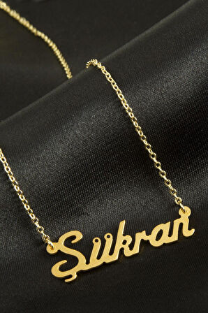 Şükran isimli kolye (Kişiye Özel)