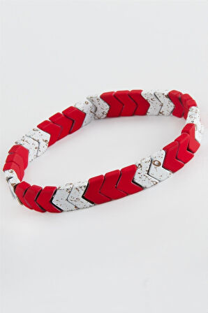 Taraftar Çavuş Hematit Doğaltaş Bileklik