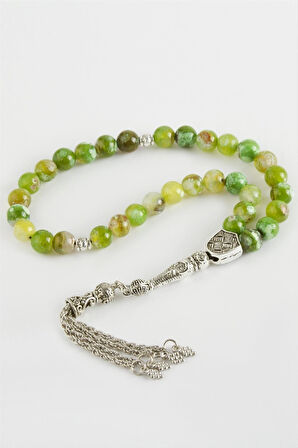 Akik Doğaltaş Tesbih 8 mm