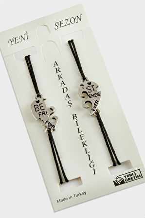 Best Friends Arkadaş Deri Bileklik