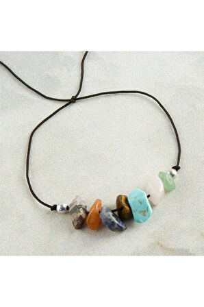 Doğaltaş Taş Çakra Bileklik