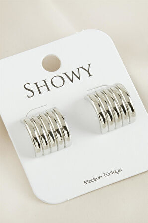 Boru Yeni Sezon Metal Küpe