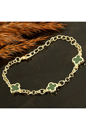 Çiçek Mineli Yeni Sezon Zincir Bileklik