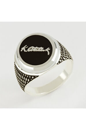 Mustafa Kemal Atatürk İmzalı Metal Erkek Yüzük