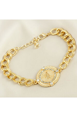 Osmanlı Tuğralı Taşlı Bileklik