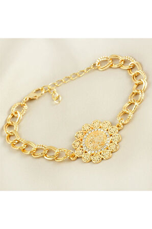 Osmanlı Tuğralı Taşlı Bileklik