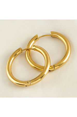 Lüks Çelik Küpe 2,3 cm