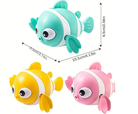 Kurmalı Balık Bebek Banyo Oyuncağı