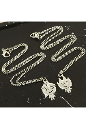 Kız Erkek  Arkadaş Zincir Kolye (Çift Kolye)