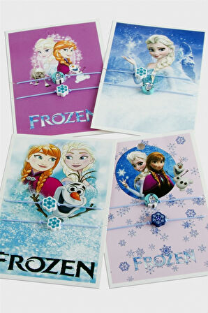 2 Adet Frozn Karakteri İp Bileklik