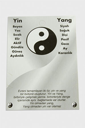 2'li Yin Yang Bileklik Kartı