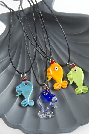 Balık Cam Kolye