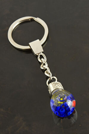 Sulu Karışık Fanus Anahtarlık