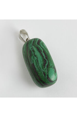 Malahit Doğaltaş Kolye Ucu