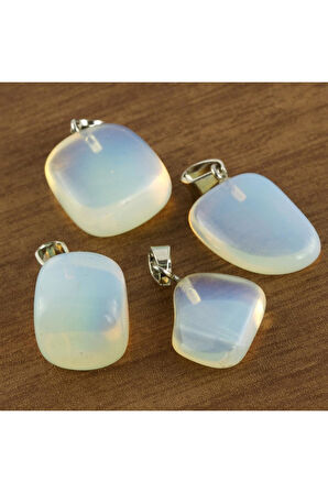 Ay Taşı Doğaltaş Kolye Ucu