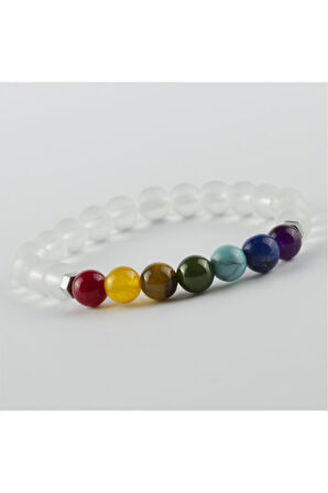7'li Doğaltaş Çakra Bileklik