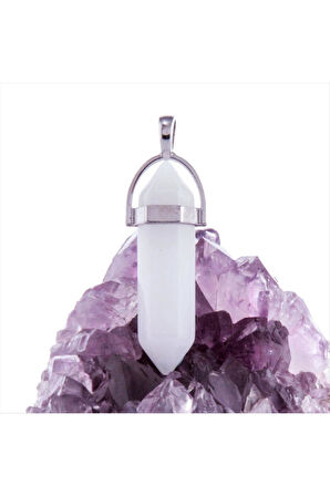 Kuvars Point Kolye Ucu