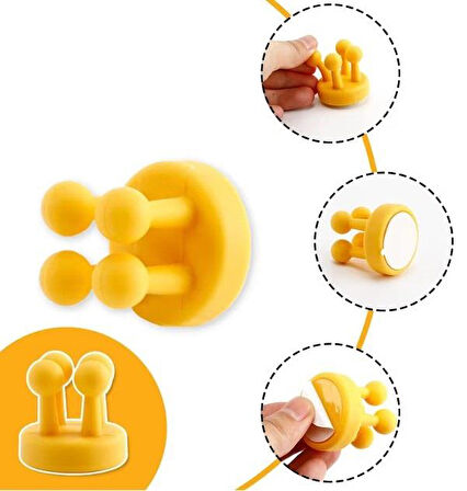 Çok Amaçlı Duvara Yapıştırılabilir Pratik Tutucu