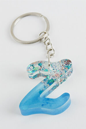 Z Harfli Epoksi Anahtarlık