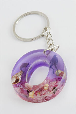 O Harfli Epoksi Anahtarlık