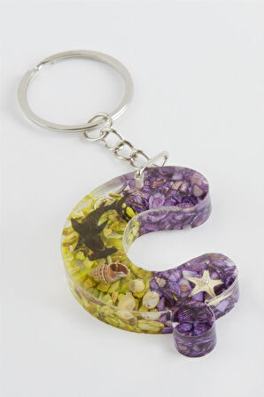 Ç Harfli Epoksi Anahtarlık