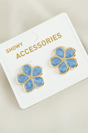 Papatya Yeni Sezon Mineli Küpe