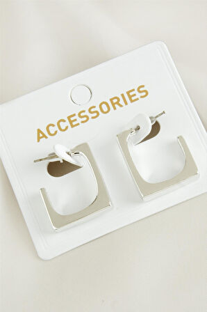 Kare Yeni Sezon Metal Küpe